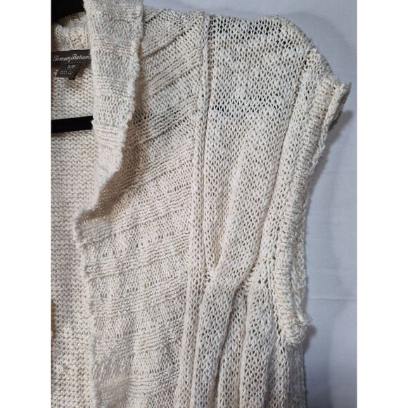 Tommy Bahama  Sleaveless Open Front Cardigan Size S/P - Picture 2 of 3
